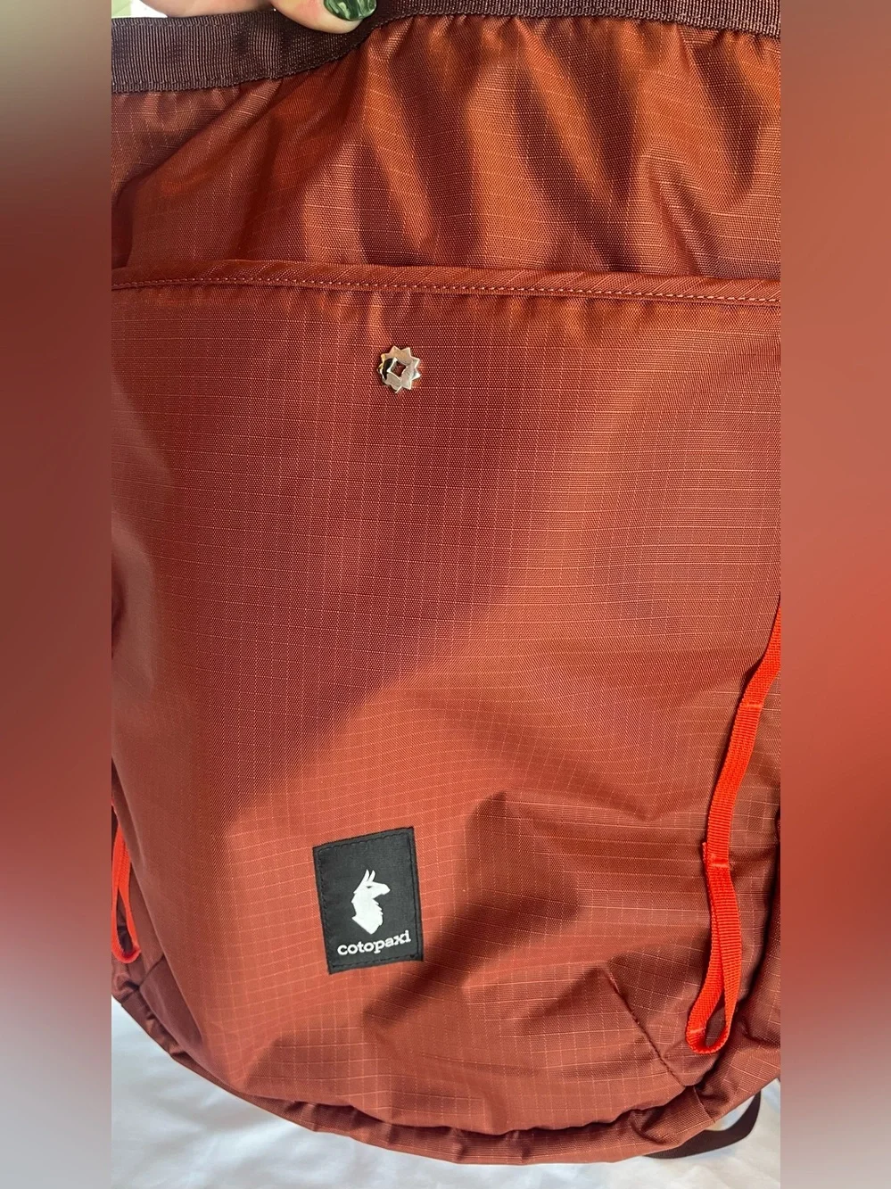 Cotopaxi Todo 16L NWOT Rust Brown Backpack with Blue Trim